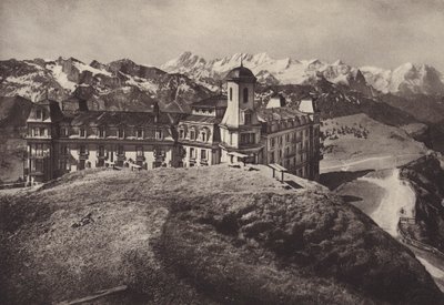 Hotel Rigi Kulm, vista sulle Alpi Bernesi da Jean Gaberell