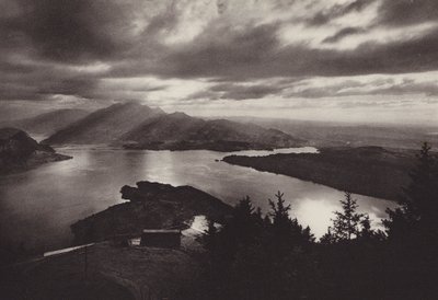 Rigi Kaltbad, atmosfera serale con vista dal Kanzeli da Jean Gaberell