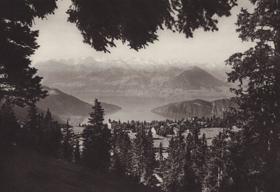 Rigi Kaltbad, Vista sul Lago dei Quattro Cantoni da Jean Gaberell