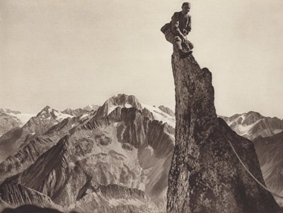 Svizzera: Gendarme sul Sonnigwichel, guardando verso l