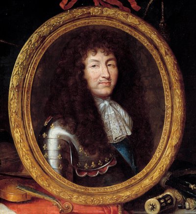 Ritratto di Luigi XIV re di Francia (dettaglio) da Jean Garnier
