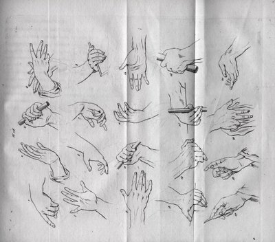 Fisiognomica - Diverse mani con espressioni differenti - 