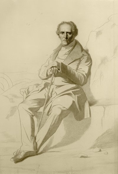 Ritratto di Charles Fourier da Jean Francois Gigoux