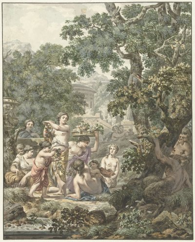 Paesaggio arcadico da Jean Grandjean