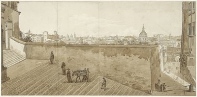 Veduta di Roma dal Campidoglio da Jean Grandjean