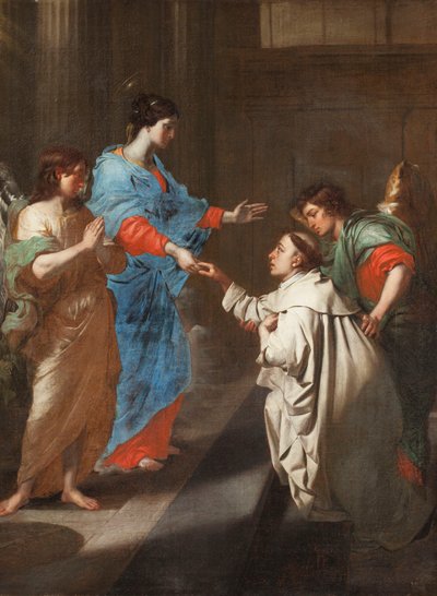 Il Fidanzamento Mistico del Beato Hermann Joseph con la Vergine Maria da Jean Guillaume Carlier