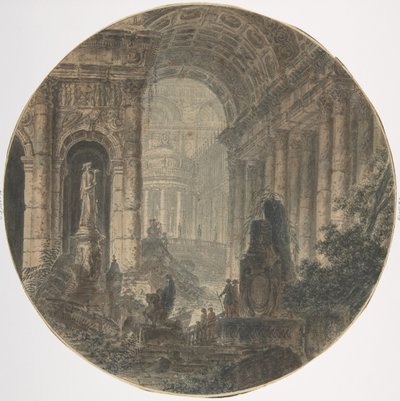 Fantasia Architettonica da Jean Henri Alexandre Pernet.