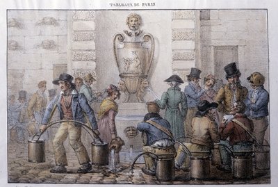 Antica strada dei mestieri a Parigi: portatore d