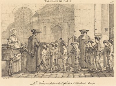 I Fratelli Conducono i Bambini, a St. Nicolas des Champs da Jean Henri Marlet
