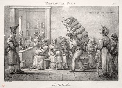 Scene di Parigi: Il Monte di Pietà da Jean Henri Marlet
