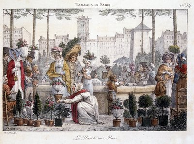 Il mercato dei fiori da Jean Henri Marlet