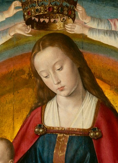 La Vergine (dettaglio) da Jean Hey