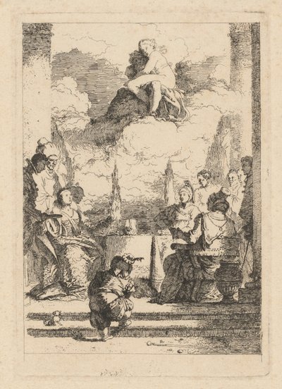Il Banchetto di Antonio e Cleopatra da Jean Honoré Fragonard after Giovanni Battista Tiepolo