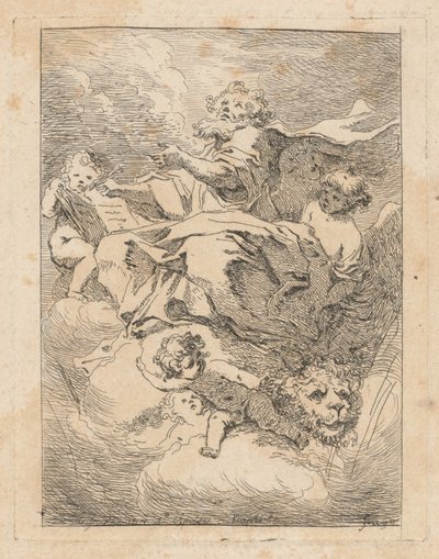 San Marco da Jean Honoré Fragonard after Giovanni Lanfranco