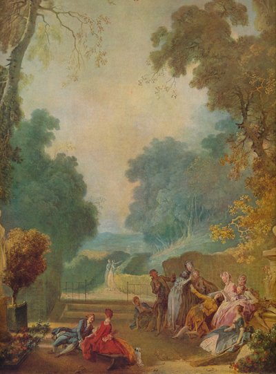 Un gioco di Hot Cockles, c1775-1780 da Jean Honore Fragonard