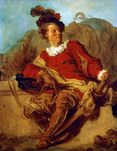 Abate di Saint-Non, vestito in stile spagnolo da Jean Honore Fragonard