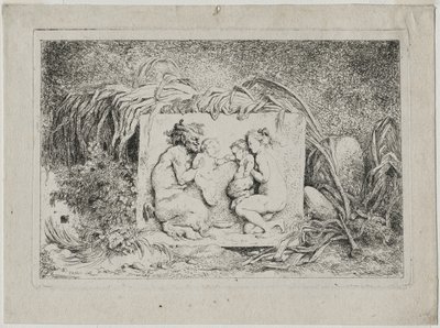 Baccanali: La famiglia dei satiri, 1763 da Jean Honore Fragonard