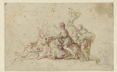 Europa rapita da Giove in forma di toro da Jean Honore Fragonard