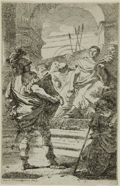 Fabius Maximus Davanti al Senato Cartaginese da Jean Honore Fragonard