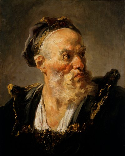 Testa di vecchio da Jean Honore Fragonard