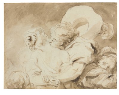 Il Bacio da Jean Honore Fragonard