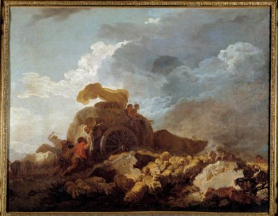 Il temporale o il carro impantanato da Jean Honore Fragonard