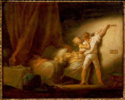 Versione modello di "Il chiavistello" da Jean Honore Fragonard