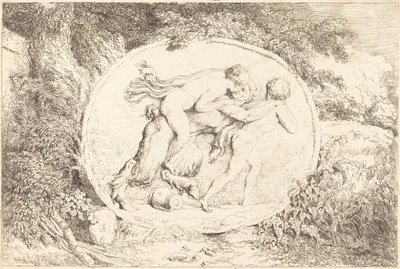 Ninfa a Cavallo di un Satiro da Jean Honore Fragonard