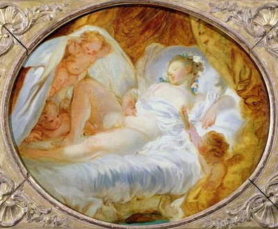 Olio su tela da Jean Honore Fragonard