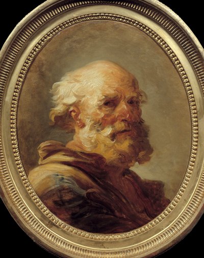 Testa di vecchio da Jean Honore Fragonard