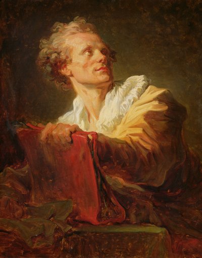 Ritratto di un giovane artista, presunto Jacques-Andre Naigeon (1738-1810) da Jean Honore Fragonard