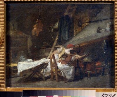Vicino alla stufa da Jean Honore Fragonard