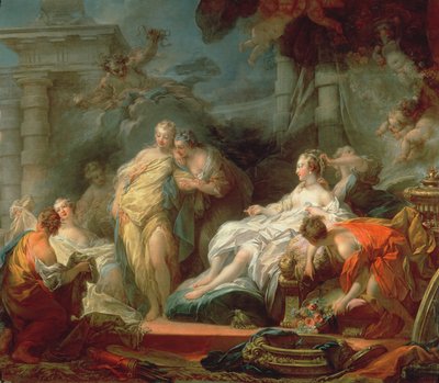 Psiche mostra alle sue sorelle i suoi doni da Cupido, 1753 da Jean Honore Fragonard