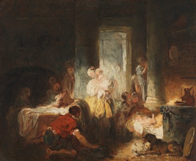 Interno romano, c.1760 da Jean Honore Fragonard