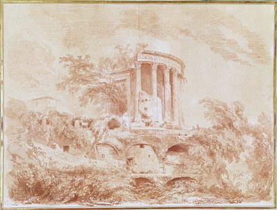 Tempio della Sibilla a Tivoli da Jean Honore Fragonard