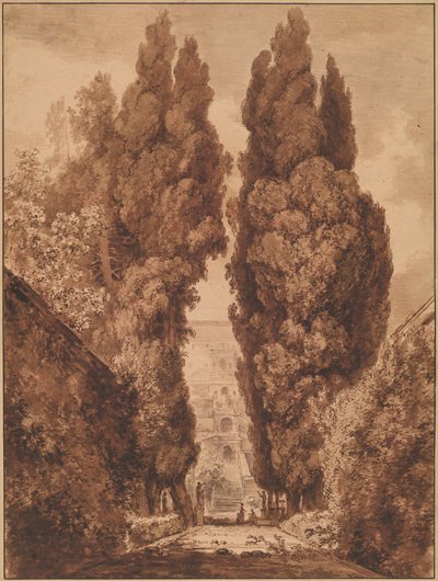 Il Viale dei Cipressi a Villa d