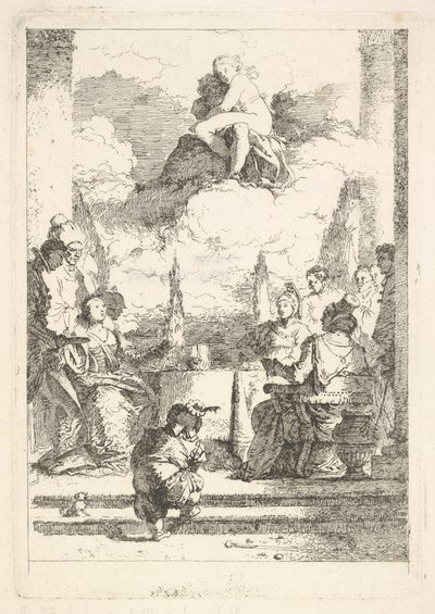 Il banchetto di Antonio e Cleopatra da Jean Honore Fragonard
