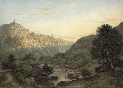 Le Cascatelle e la Villa di Mecenate vicino a Tivoli da Jean Honore Fragonard