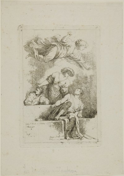 I discepoli al sepolcro da Jean Honore Fragonard