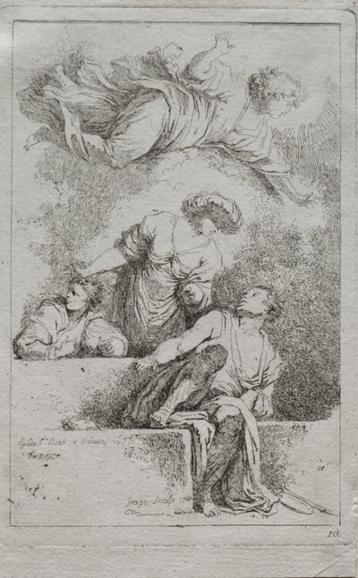 I discepoli al sepolcro da Jean Honore Fragonard