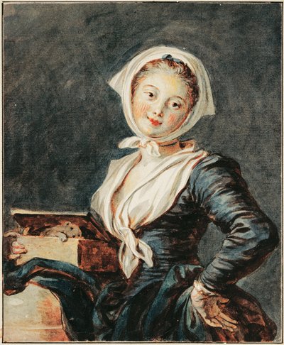 La ragazza con la marmotta da Jean Honore Fragonard