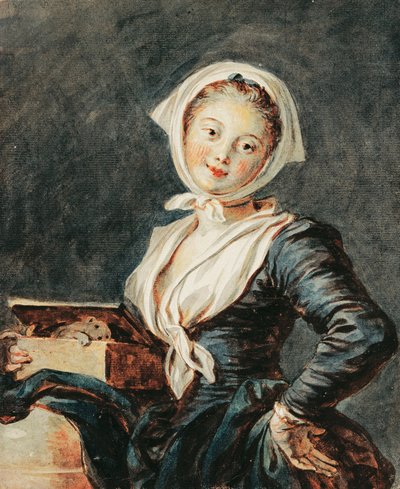 La ragazza con la marmotta, c.1785-8 da Jean Honore Fragonard