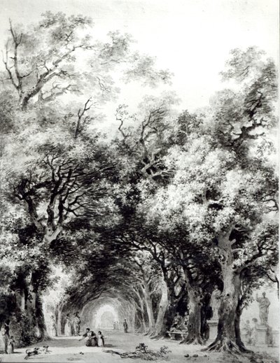 Il viale ombroso, c.1773-74 da Jean Honore Fragonard