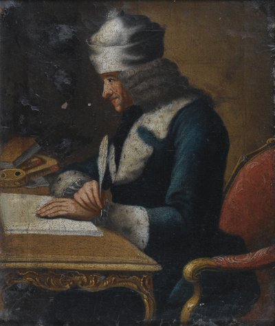 Ritratto di François Marie Arouet de Voltaire 1694-1778 da Jean Huber