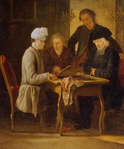 Voltaire a scacchi da Jean Huber