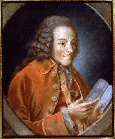 Voltaire, c. 1770-1775 da Jean Huber