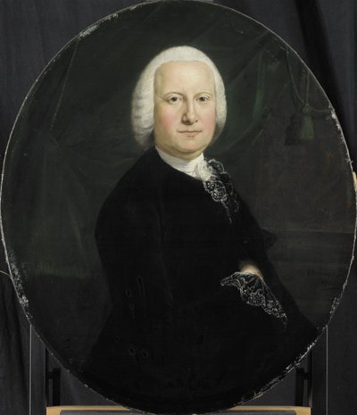 Ritratto di Adriaan du Bois, Direttore della Camera di Rotterdam della Compagnia Olandese delle Indie Orientali, eletto nel 1742 da Jean Humbert