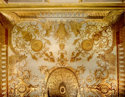 Andre Camot secondo Jean I Berain, Soffitto detto imperiale della camera del letto dell