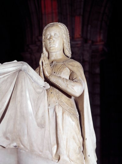 Orante della tomba di Anna di Bretagna e Luigi XII da Jean I Juste