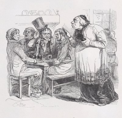 La mia cura da Le Opere Complete di Béranger, 1836 da Jean Ignace Isidore Gérard